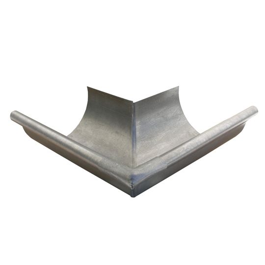 Berger Building Products 26 Gauge 5" Half Round Outside Paint Grip Steel 90° Miter