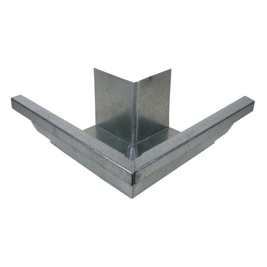 Berger Building Products 26 Gauge 5" K-Style Outside Galvanized Steel 90° Box Miter