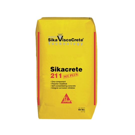 Sikacrete 211 Scc Plus Self-Consolidating Concrete Mix - 65 Lb. Bag