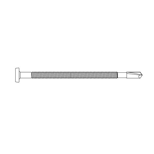TruFast #12 x 3-3/4" Purlin Roofing Fasteners - Bucket of 1,000