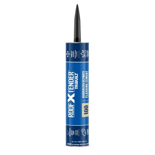 TRI-BUILT Roof X Tender 100 Ultimate Rubberized Flashing Cement — Adhesives, Caulks & Sealants — TRIRX100TB