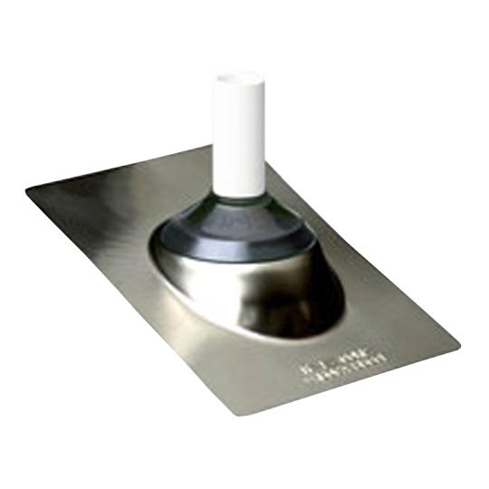 IPS 8-3/4" x 12-1/2" Aluminum Base Roof Flashing for 1/2", 3/4" or 1" Tubing