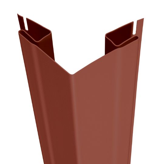 CertainTeed Siding 3/4" x 3-1/3" x 10' Outside Corner Post - Woodgrain Finish — CEROSCP34WG10AR