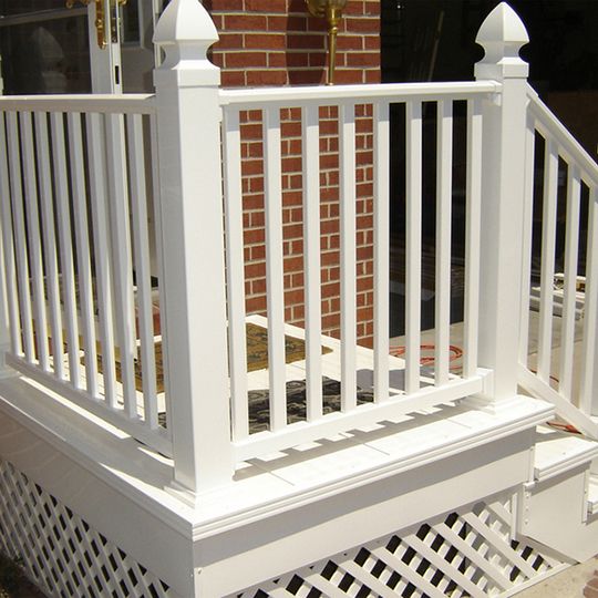 Poly Rail 36" x 5' Raven Boxed Rail Kit - Stair
