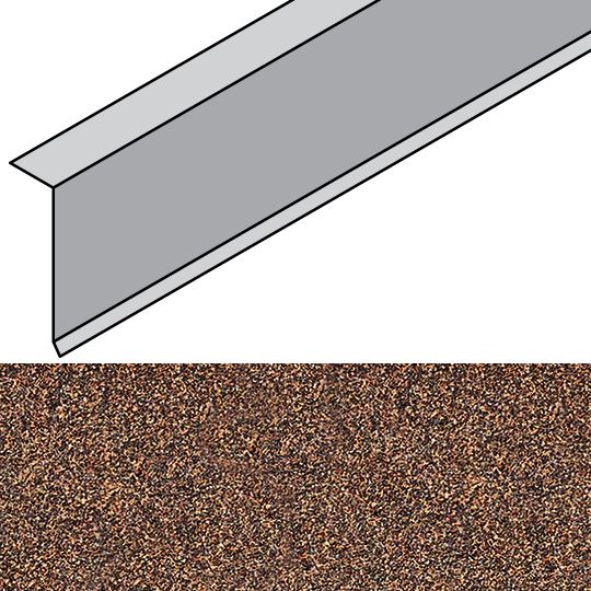 Unified Steel 3-1/2" x 79" Fascia — Metal Roofing — BORF31279BC