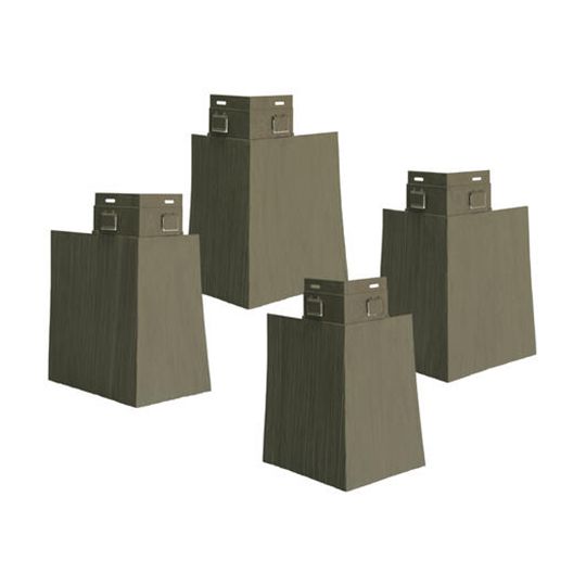 CertainTeed Siding Cedar Impressions 7" Perfecton Offset Mitered Corner Post - Box of 4 — CERMCO7HS