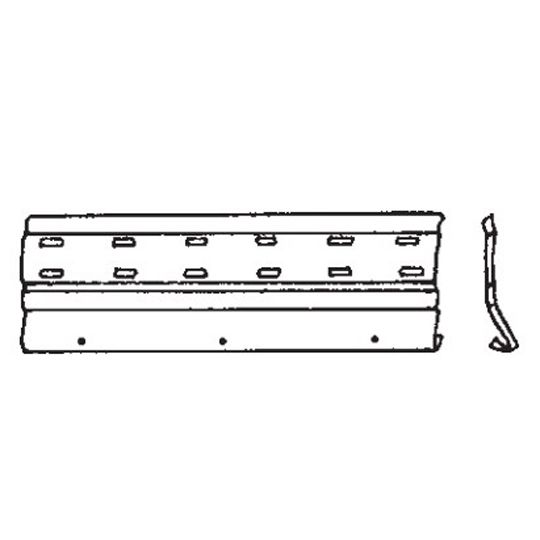 Berger Building Products 3-1/2" x 10' Aluminum Starter Strip with Slots