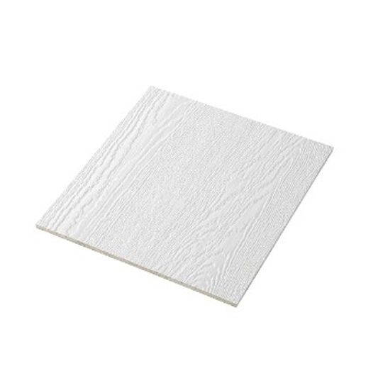 Wausau Supply 3/8" x 16" x 16' Diamond Kote Solid Soffit - Woodgrain Texture — WSUDK1616SSWH