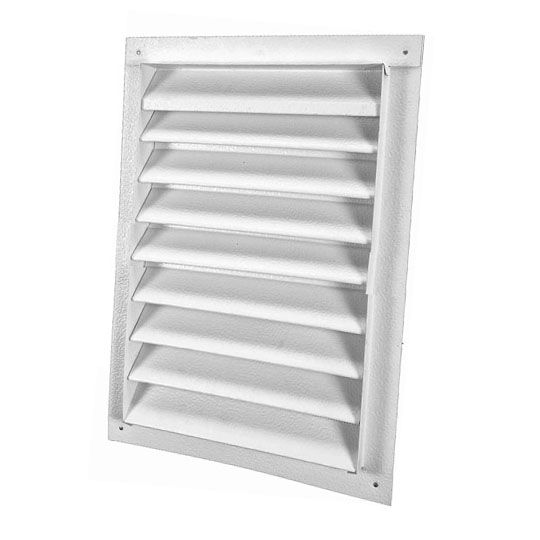 Lomanco 12" x 18" 200-Series Square Recess Mount Gable Louver
