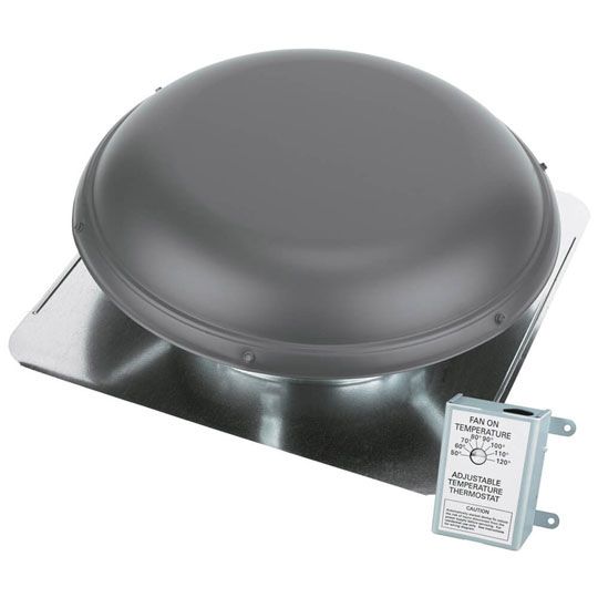 Air Vent Power Vent Dome Only — Ventilation and Drainage — AIRPVDOME37661WW