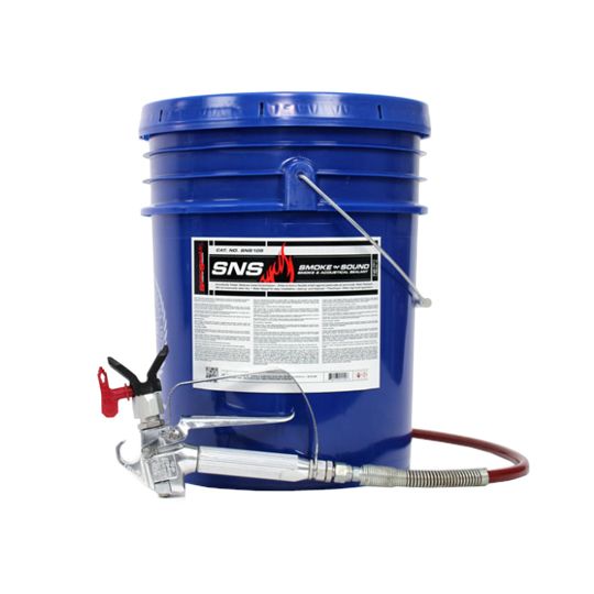 STI - Firestop Authority SpecSeal Smoke 'N' Sound Acoustical Spray - 5 Gallon Pail