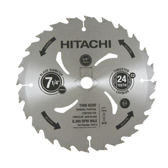 Hitachi 7-1/4" 24 Tpi Circular Saw Blade