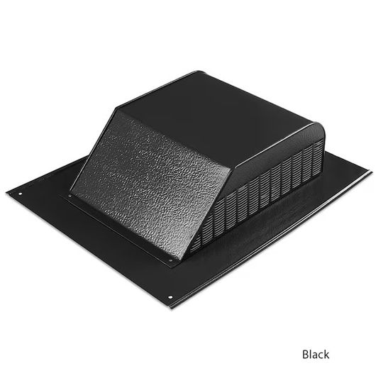 GAF MasterFlow 960 Series Aluminum Slant-Back Roof Louver with Weather Filter — Ventilation and Drainage — GAFSSB960AWFBL