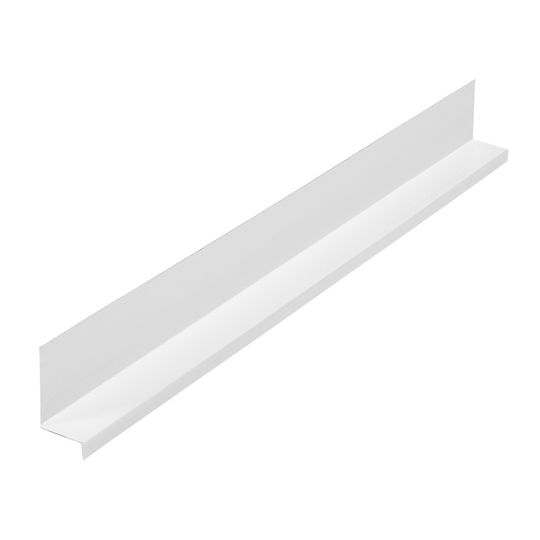 Wausau Supply 1" x 10' Diamond Kote Smooth Aluminum Drip Cap — Flashings — WSU573766