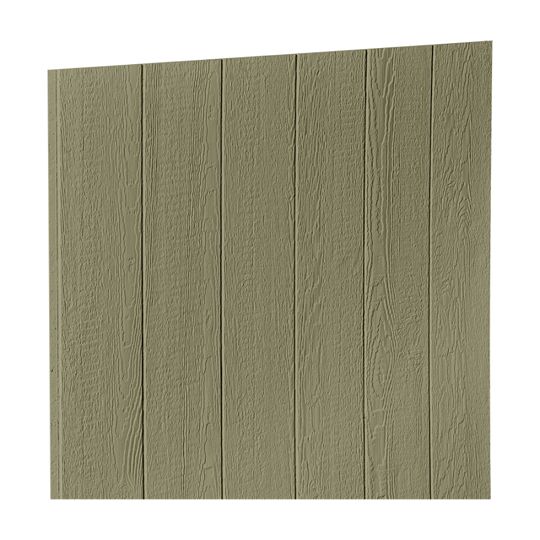 Wausau Supply 3/8" x 4' x 10' Diamond Kote Cedar Panel with 8" On-Center Spacing