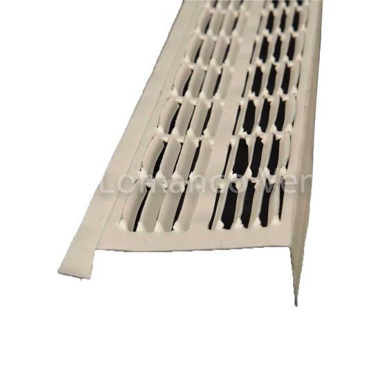 Lomanco 8' Model-190 Continuous Soffit Vent — Roofing Accessories — LOM190WH