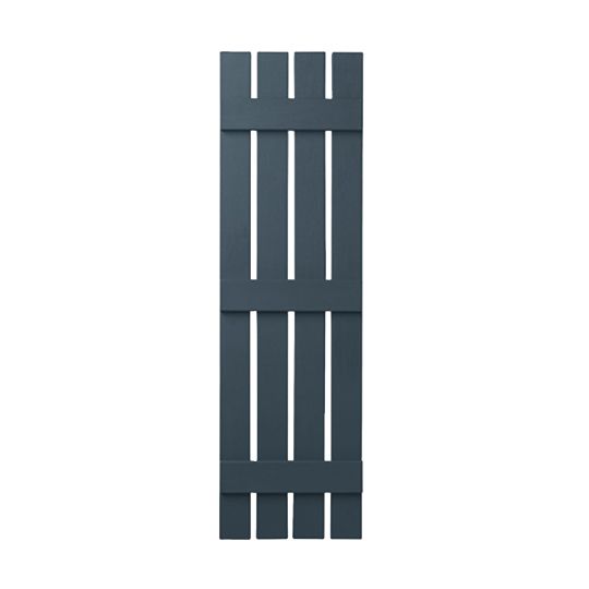 Mastic 16" x 63" Board & Batten Standard 4-Board Shutters - Open Style — ACOVIN4O166395
