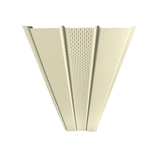 Mastic Endurance Triple 4" Center Lanced U-Groove Aluminum Soffit — ACOLCAS1231630