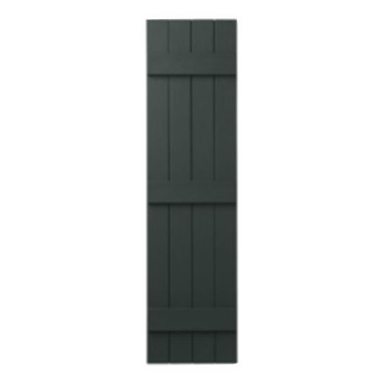Mastic 15" x 75" Board & Batten Standard 4-Board Shutters - Closed Style — ACOVIN4C157599