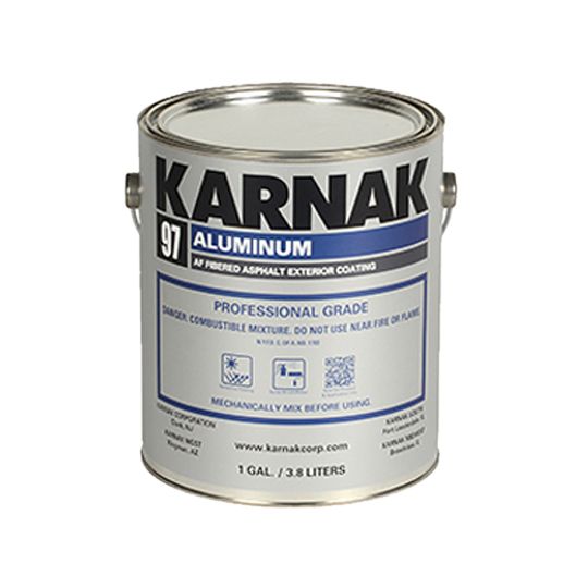 Karnak #97 Fibered Aluminum Roof Coating - 1 Gallon Can