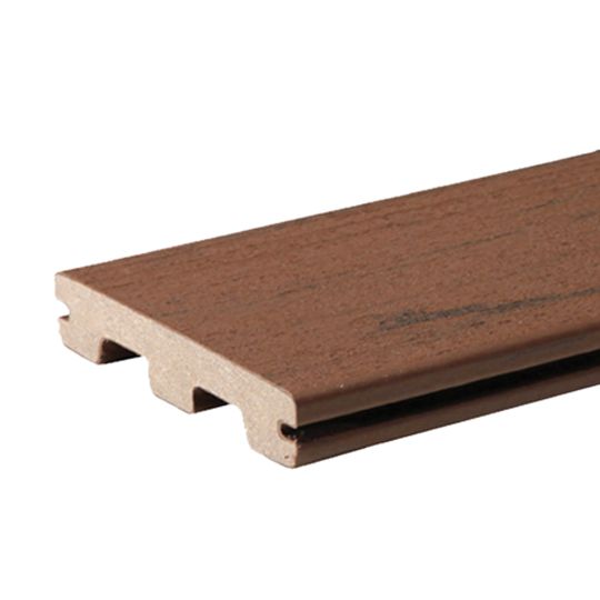 TimberTech 1" x 6" x 12' Terrain Grooved Scalloped Decking Board — AZKDGVS1612BO