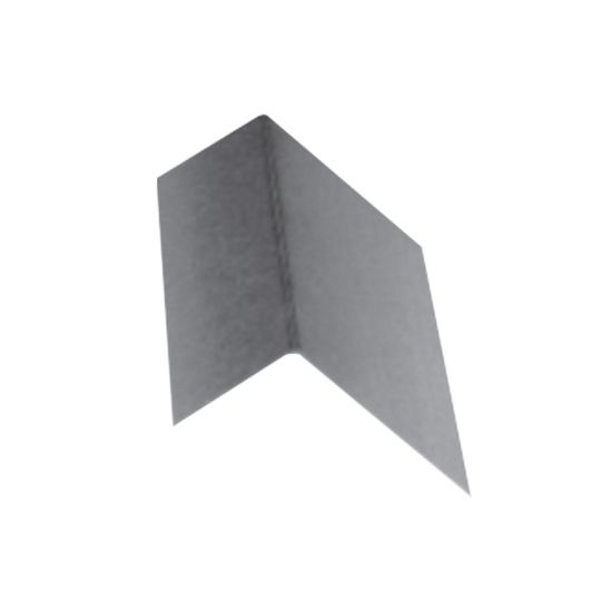 Able Sheet Metal 28 Gauge x 3" x 4" x10' Galvanized 2 Way without Drip