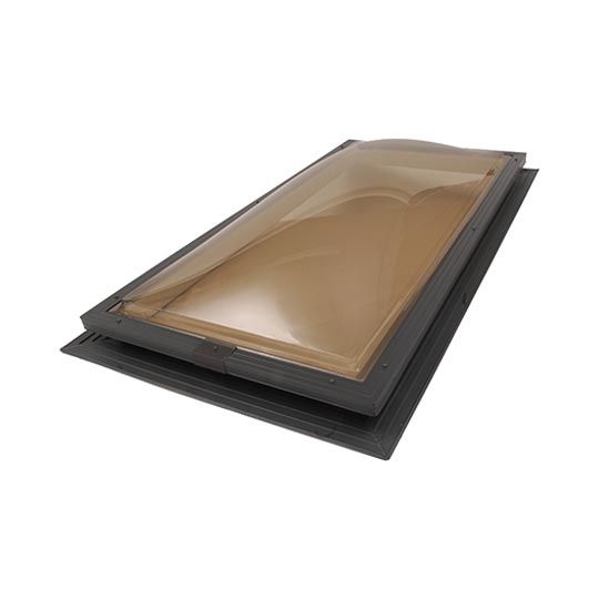 Sun-Tek Size 2236 Model Sfa Self Flashing Aluminum Skylight with Bronze/Clear Dome
