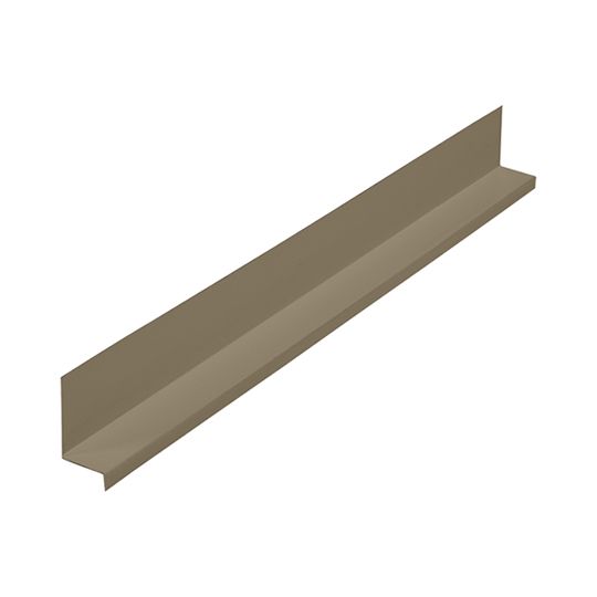 Wausau Supply 1" x 10' Diamond Kote Smooth Aluminum Drip Cap — Flashings — WSUDKDCSSL110