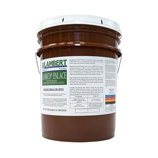 Lambert Corporation Lambco Enlace Synthetic Latex Bonding Adhesive - 5 Gallon Pail