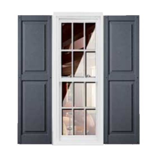 Girardin Moulding Raised Panel Style Shutters — GIRRP14X53CH