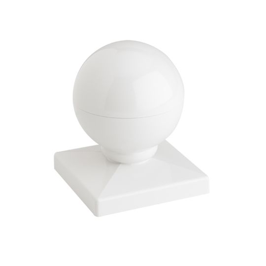 Color Guard Railing Systems 4" x 4" Vinyl Dome Post Cap — COGW44DC