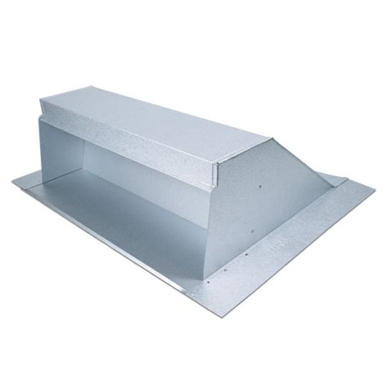 Thompson Architectural Metals 6' Flat Off Ridge Vent Tile — Roofing Accessories — TMEORVG6TFMF