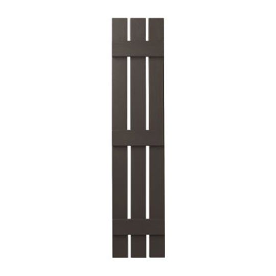 Mastic 12" x 67" Board & Batten Standard 3-Board Shutters - Open Style — ACOVIN3O126759