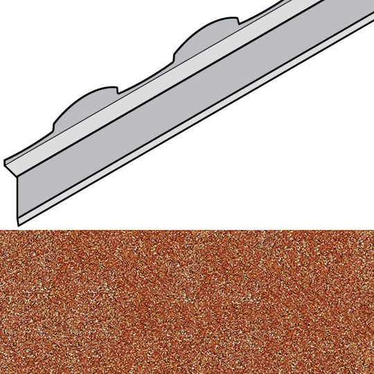 Unified Steel 3-3/4" x 79" Barrel-Vault Birdstop — BORBS37579SG