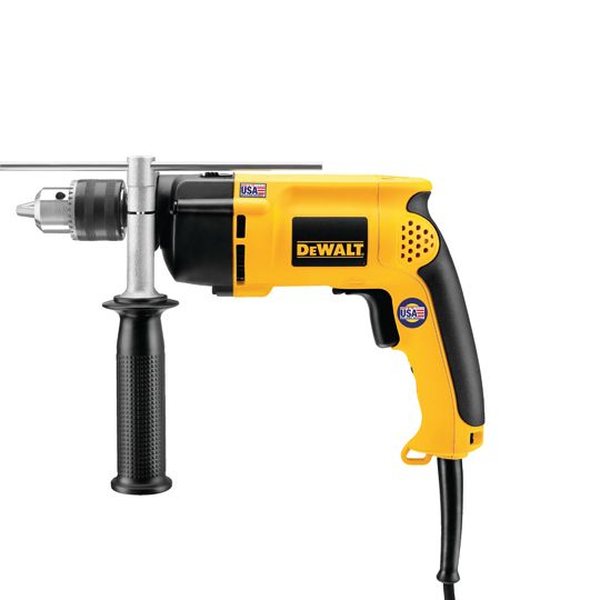 DeWalt 1/2" (13mm) 8.5 Amp Vsr Single Speed Hammerdrill