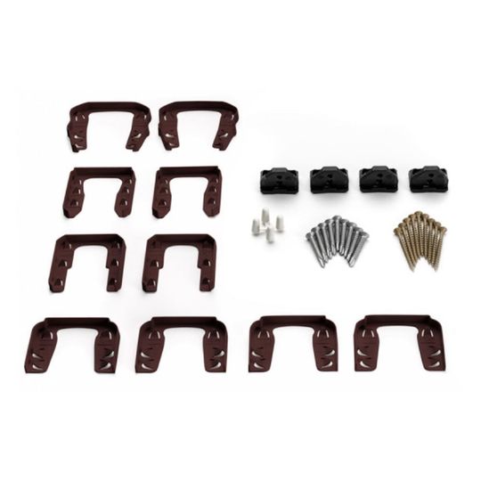 Trex Transcend Mounting Hardware Kit for Horizontal Cut Rails — TRXTMHCRHVL