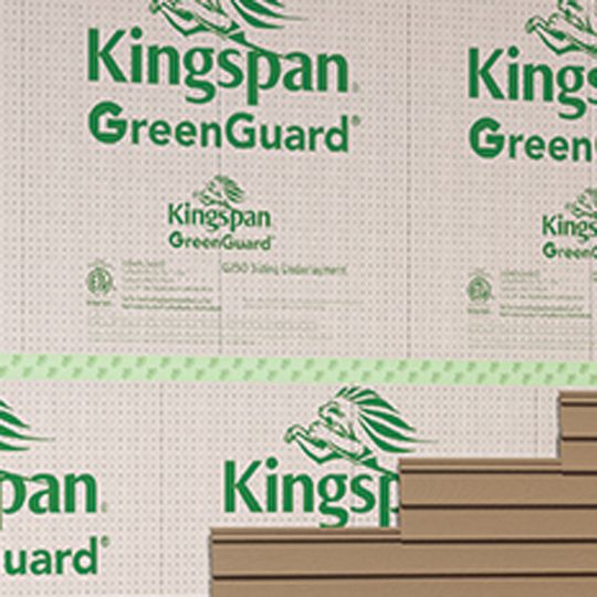 Kingspan Insulation 1/4" x 4' x 50' GreenGuard Q250 Fanfold Siding Underlayment