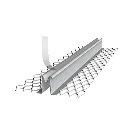 Clark Dietrich Building Systems 10' #XJ15 Galvanized Double-J Control Joint with 1/2" Ground