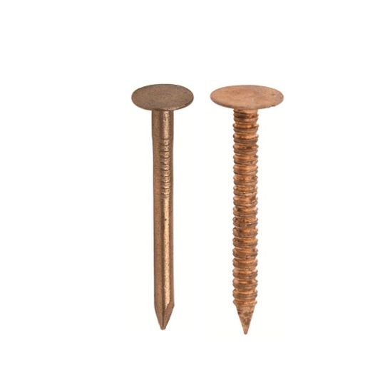 Grip-Rite 1-1/2" Ring Shank Copper Nails - 25 Lb. Box