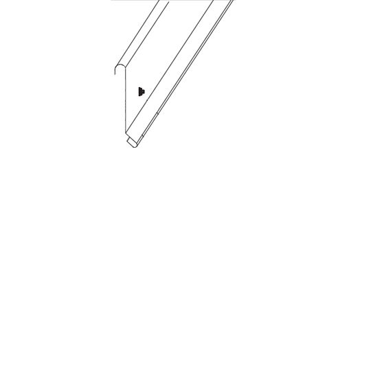 Coastal Metal Service .032 Termination Clip — Metal Roofing — CTC032RBX