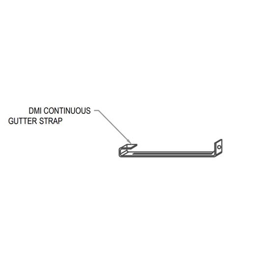 Dimensional Metals 7" Aluminum Gutter Strap