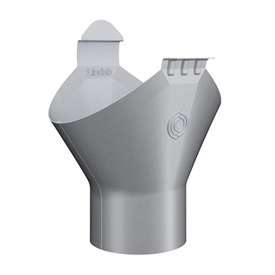 Nordic Steel Gutters 6" Steel Gutter Outlet — NODO6045SM