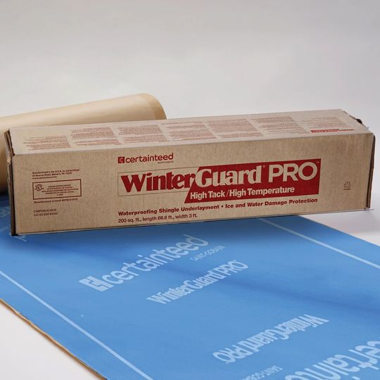 CertainTeed Roofing WinterGuard Pro Ht Waterproofing Underlayment - 2 Sq. Roll