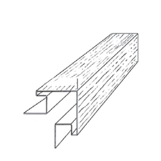 Mastic 10' Steel 1-Piece Woodgrain Outside Corner Post