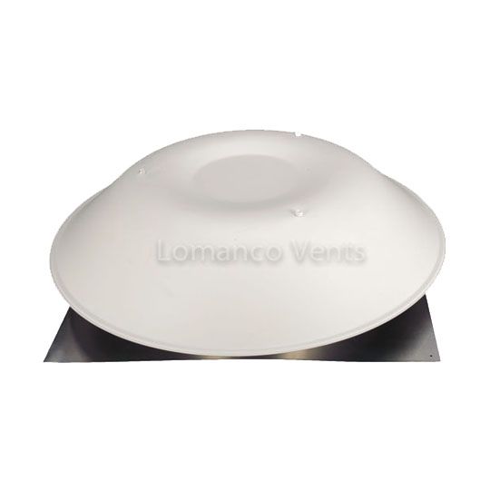 Lomanco 135-Series Dome Static Roof Louver — Ventilation and Drainage — LOM135WH