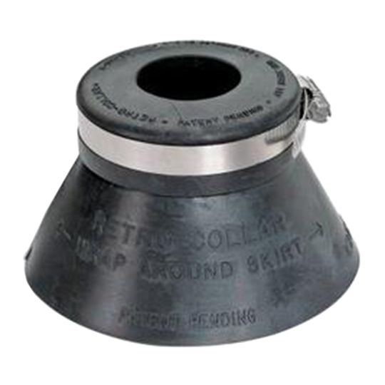 All Style Industries Retro-Split Storm Collar with 1-1/2" Plug (1.90" Od)