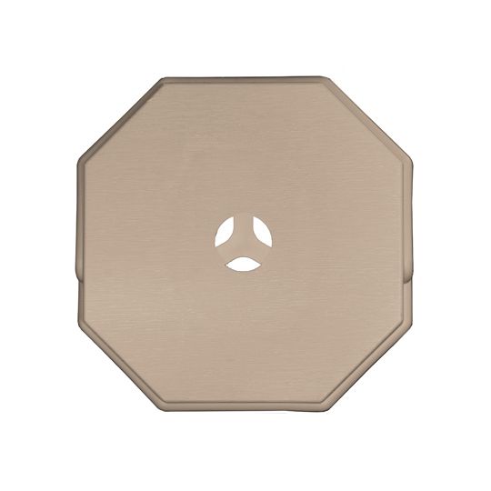 Mid-America SurfaceMaster Octagon Mounting Block for 4" to 10" Siding — MABMMSMOC023