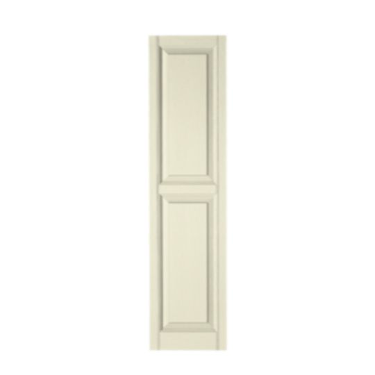 Mastic 15" x 75" Standard Raised Panel Shutters - Regular Style — ACOVINRP1575CRM