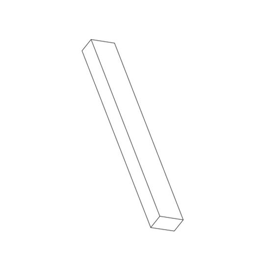 Wausau Supply 5/4" x 2" x 16' Diamond Kote Woodgrain Smart Trim - Pack of 4 — WSUDKTRCDWG216CC