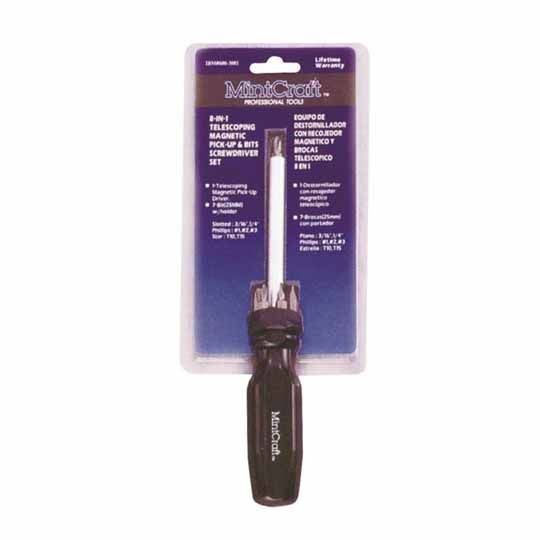 Mintcraft PRO 8-In-1 Multi-Bit Screwdriver